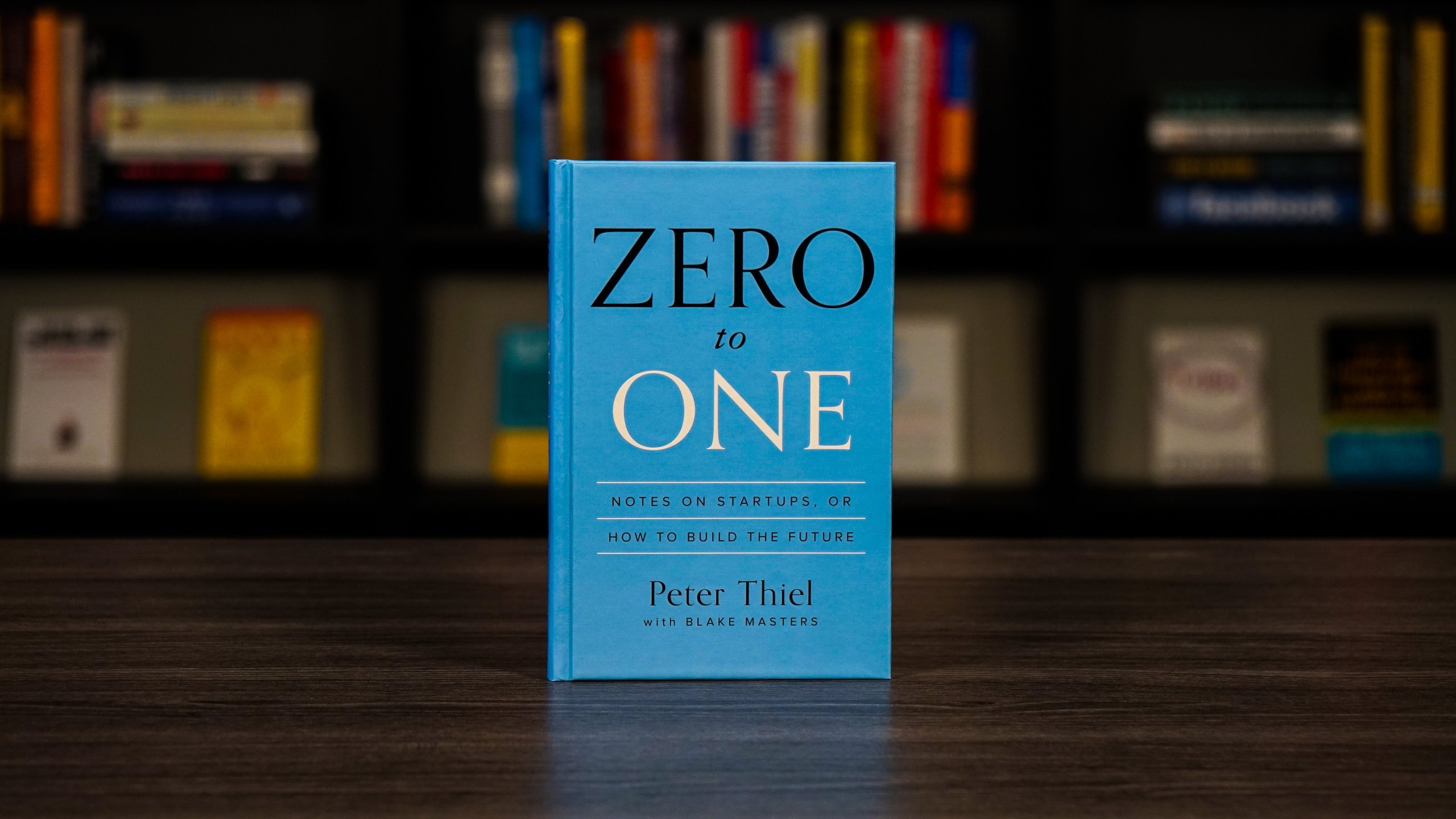 From Zero To One by Peter Thiel with Black Masters